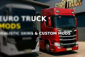 design custom ets2, ats truck, trailer and skin mods