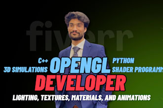 do opengl graphics programming, shaders, rendering in cpp python