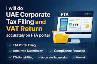 do uae corporate tax filing uae vat return uae bookkeping uae quickbooks uae tax