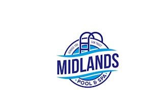 design a modern pool logo