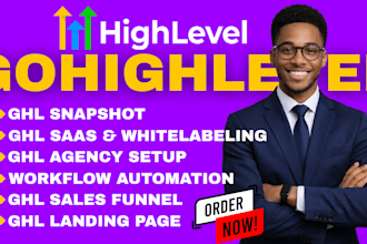 gohighlevel snapshot ghl saas ghl agency ghl whitelabel gohighlevel workflow