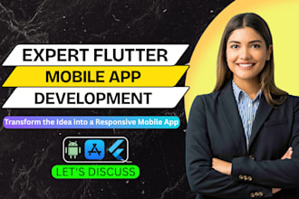 do flutter mobile app development for android and ios