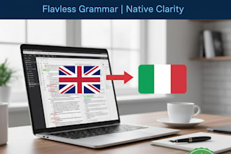 proofread and correct italian texts quickly