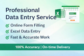 help with online form filling and data entry assistance