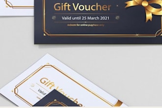 create high quality voucher and coupon design
