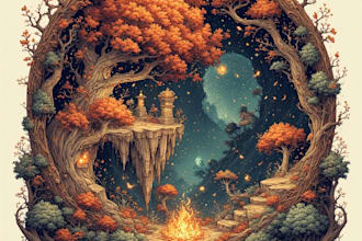 create an fantasy book cover