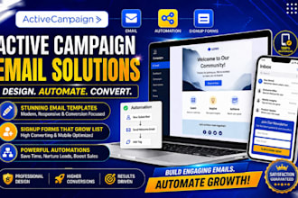 design activecampaign email template signup form email newsletter automations