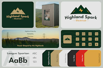 design a trusted logo and brand identity for electricians, solar and plumbers