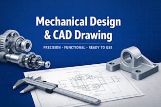design functional drawing with 2d or 3d