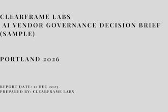 shortlist ai vendors to reduce governance and procurement risk