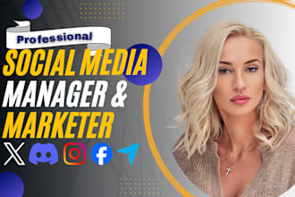be your web3 token nft crypto social media manager for twitter x instagram tele