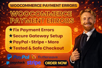 fix woocommerce payment errors, configure secure payments gateways for wordpress