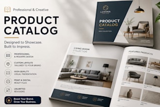 design a professional product catalog for your business