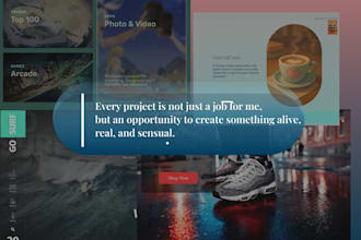 design dark academia website or aesthetic portfolio in figma