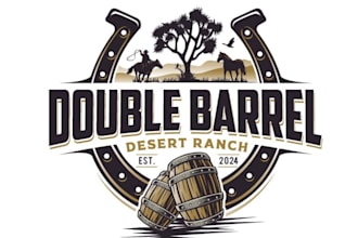 create an elegant hunting rodeo logo design
