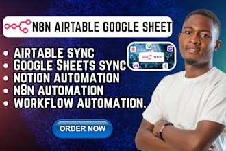 n8n workflow automation n8n api integration notion airtable google sheets sync