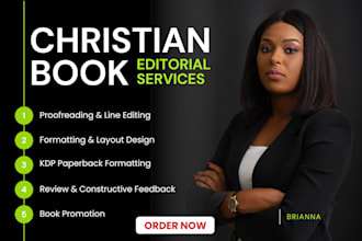 proofread, copy edit and format your christian book, articles and children book