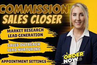 be your commission online sales closer sales representative salesperson