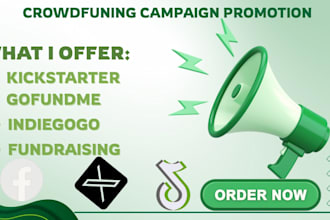 promote your crowdfunding campaign to a real audience