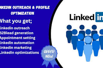 manage linkedin outreach, optimize your profile, and secure appointment