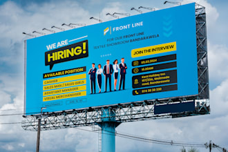 design a high impact billboard that grabs attention