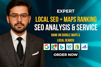do local SEO to rank your google business on maps and local search