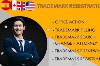 do trademark search and trademark registration as your legal trademark attorney