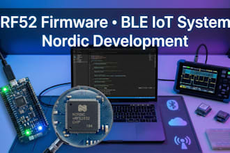 develop nrf52 firmware, ble iot systems, and nordic embedded solutions