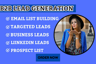 do targeted b2b lead generation, business lead, linkedin leads and email list