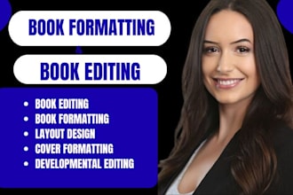 book editing and formatting for kindle and paperback