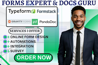 create esign enabled form gravity form pandadoc typeform fillable pdf formstack