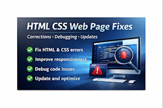 fix HTML CSS bugs and responsive issues