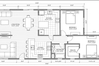 draw 2d floor plan in 3 to 6 hours