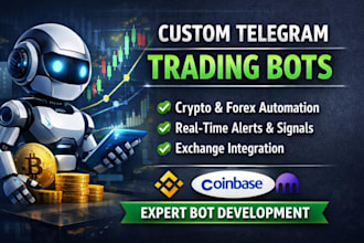 setup and optimize custom trading bot, telegram bot, copy trade, forex ea bot