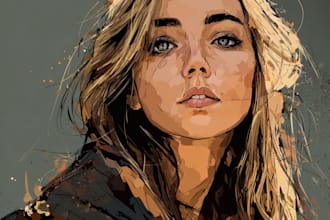 draw high quality vector portraits