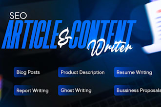 do content writing, copywriting, scriptwriting, reportwriting, article and blogs