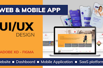 create clean UI UX design for saas platforms and web apps