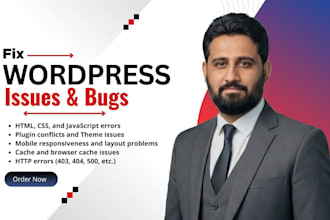 fix wordpress issues, errors, bugs, and quick wp support
