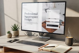 make a professional website in squarespace square