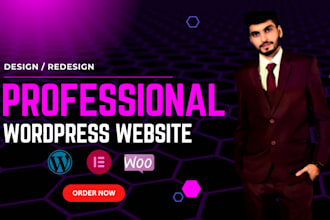 create or rebuild a wordpress ecommerce pixel perfect website with elementor