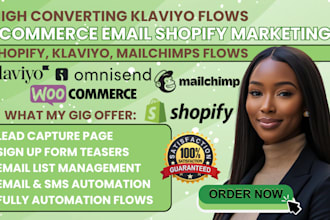setup klaviyo email marketing campaign shopify email flows ecommerce marketing