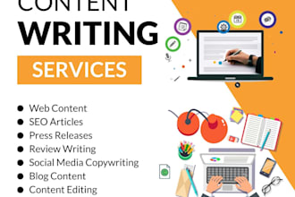 de SEO article writing, website content or blog writing