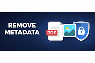 remove metadata and personal data from files for privacy