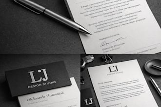 design professional stationery design for your brand identity