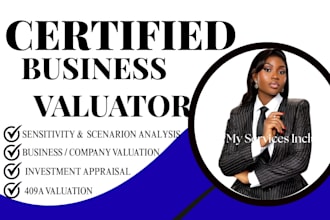 do business valuation, lbo model dcf analysis 409a valuation, financial modeling