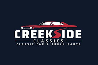 design a custom automotive logo for your garage or workshop