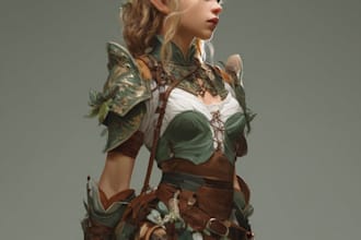 design awesome character dnd rpg fantasy cartoon art and map