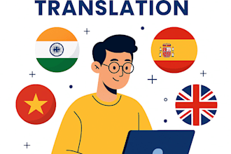 translate english to hindi, spanish, vietnamese and all indian languages