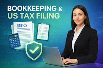 do bookkeeping and file US tax returns to avoid irs penalties