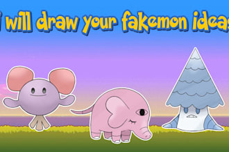 draw your fakemon ideas